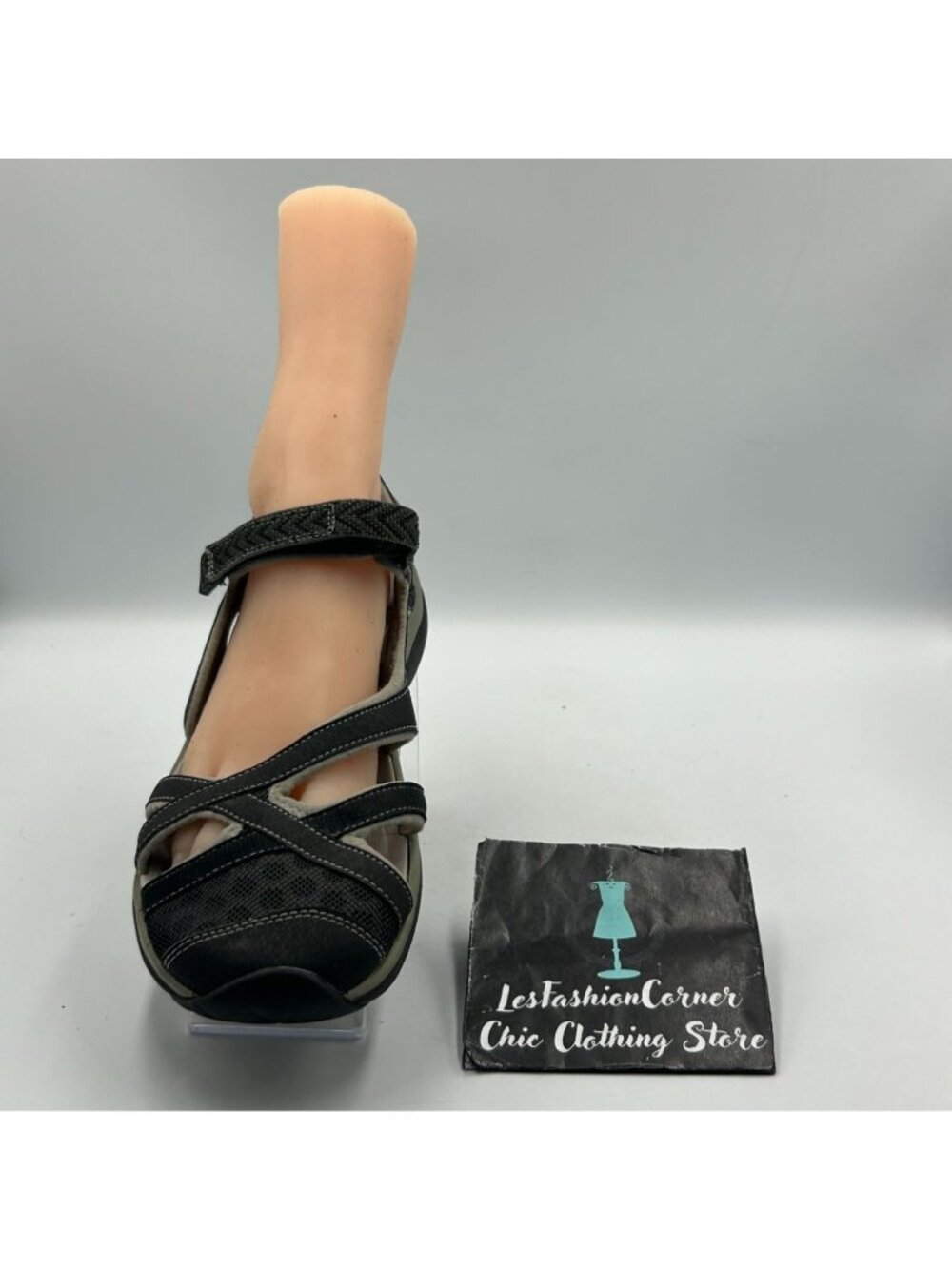 Keen Women's Black Sage Strappy Criss Cross Outdoor Sandals Size 10 3536 - Picture 15 of 16